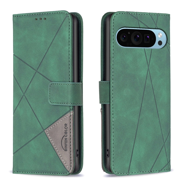 Magnetic Buckle Rhombus Texture Leather Phone Case, For Google Pixel 9, For Google Pixel 8a, For Google Pixel 8 Pro, For Google Pixel 8