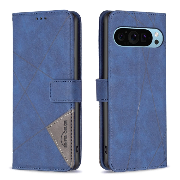 Magnetic Buckle Rhombus Texture Leather Phone Case, For Google Pixel 9, For Google Pixel 8a, For Google Pixel 8 Pro, For Google Pixel 8