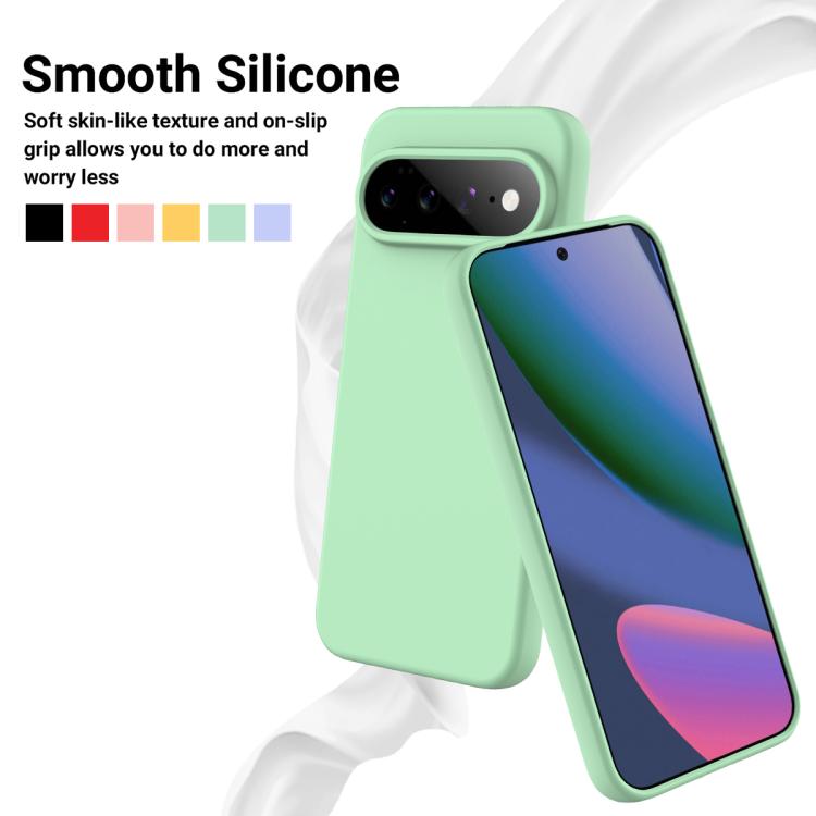 Solid Color Liquid Silicone Dropproof Full Coverage Phone Case, For Google Pixel 11 Pro XL, For Google Pixel 11, For Google Pixel 11 Pro, For Google Pixel 10a