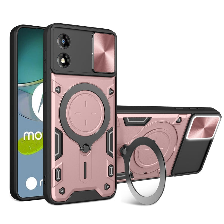 CD Texture Sliding Camshield Magnetic Holder Phone Case, For Motorola Moto E13, For Motorola Moto E22 / E22i, For Motorola Edge 30 Fusion, For Motorola Edge 30 Neo