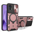CD Texture Sliding Camshield Magnetic Holder Phone Case, For Motorola Edge 30 Neo, For Motorola Moto G62, For Motorola Edge 30 Ultra, For Motorola Moto G22 / E32