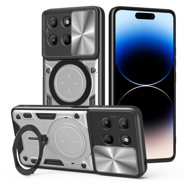 CD Texture Sliding Camshield Magnetic Holder Phone Case, For Motorola Edge 70 Pro 5G, For Motorola Moto G15 / G17 4G, For Motorola Moto G67 5G, For Motorola Edge 70 Fusion 5G