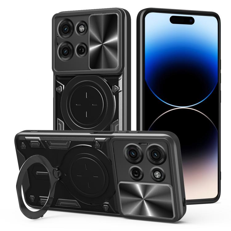CD Texture Sliding Camshield Magnetic Holder Phone Case, For Motorola Moto G 2025, For Motorola Moto G75 5G, For Motorola Moto G35, For Motorola Moto G55