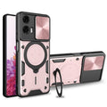 CD Texture Sliding Camshield Magnetic Holder Phone Case, For Motorola Moto G24 Power, For Motorola Moto E13, For Motorola Moto E22 / E22i, For Motorola Edge 30 Fusion