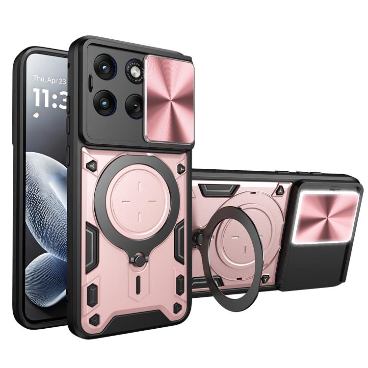 CD Texture Sliding Camshield Magnetic Holder Phone Case, For Motorola Edge 70 Pro 5G, For Motorola Moto G15 / G17 4G, For Motorola Moto G67 5G, For Motorola Edge 70 Fusion 5G