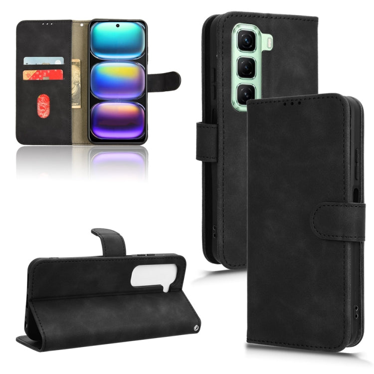 Skin Feel Magnetic Flip Leather Phone Case, For Infinix Hot 50i / Smart 9, For Infinix Hot 50 Pro+, For Infinix Hot 50 4G, For Infinix Hot 50 5G