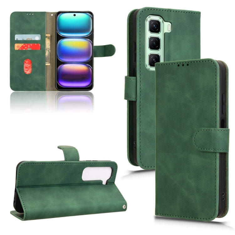 Skin Feel Magnetic Flip Leather Phone Case, For Infinix Hot 50i / Smart 9, For Infinix Hot 50 Pro+, For Infinix Hot 50 4G, For Infinix Hot 50 5G