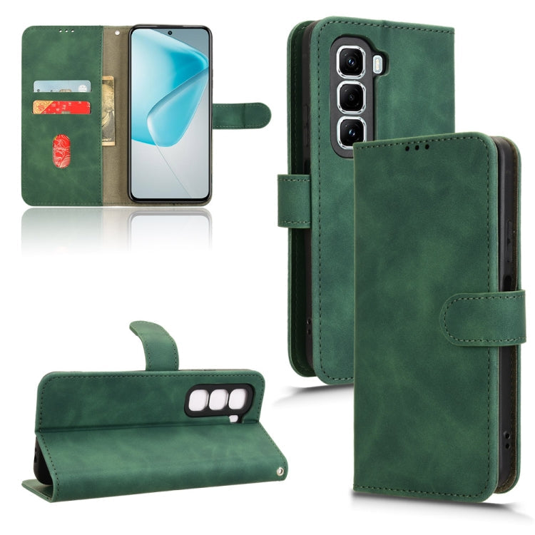Skin Feel Magnetic Flip Leather Phone Case, For Infinix Hot 50i / Smart 9, For Infinix Hot 50 Pro+, For Infinix Hot 50 4G, For Infinix Hot 50 5G