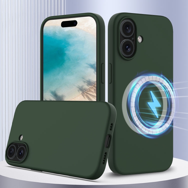 Shockproof Silicone Magsafe Phone Case, For iPhone 16 Pro, For iPhone 16 Plus