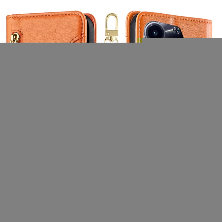 Sheep Texture Cross-body Zipper Wallet Leather Phone Case, For Infinix Note 40 Pro 4G, For Infinix Note 40 Pro 5G, For Infinix Note 40 4G, For Infinix Hot 40i
