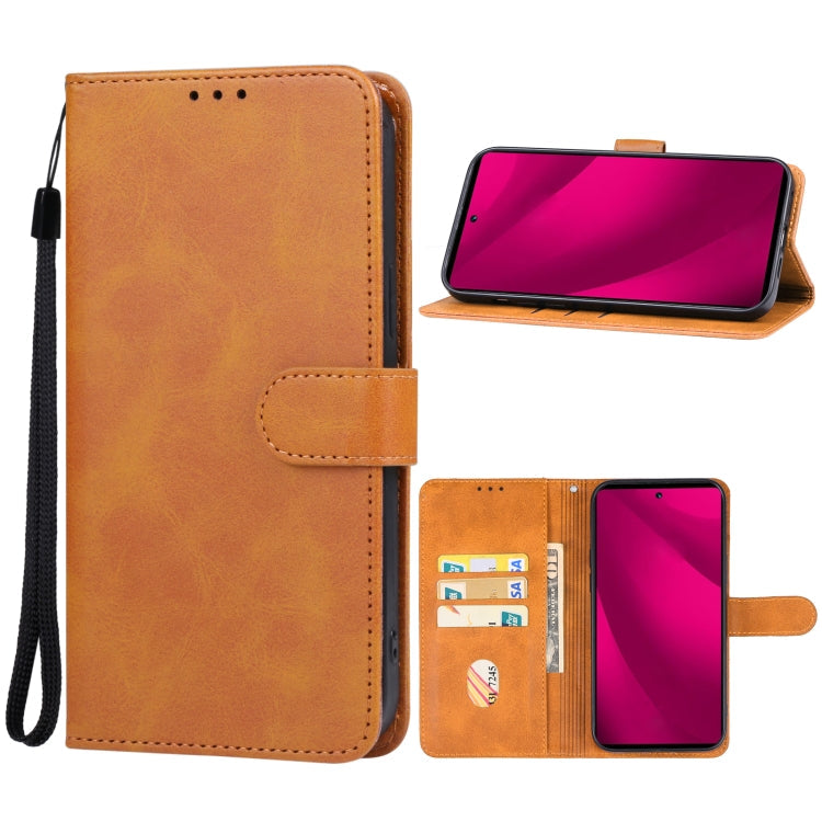 Leather Phone Case, For T-Mobile Revvl 7 Pro 5G, For T-Mobile T Phone 2 5G