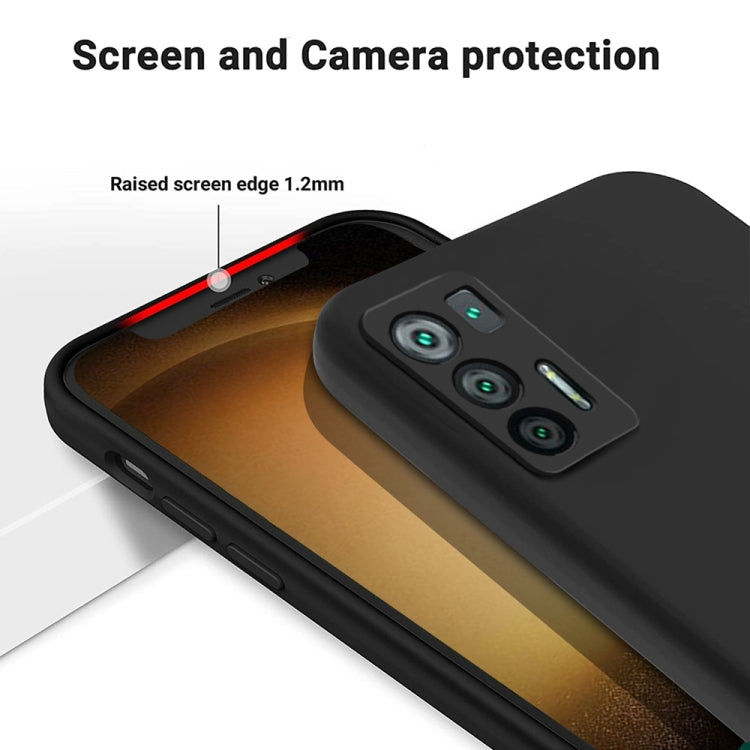 Pure Color Liquid Silicone Shockproof Phone Case, For Hisense Infinity H50S 5G, For Hisense H60