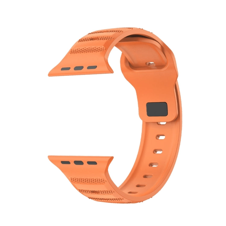Dot Texture Fluororubber Watch Band, For Apple Watch Ultra 2 49mm, For Apple Watch 8 45mm, For Apple Watch SE 2022 40mm, For Apple Watch 9 45mm