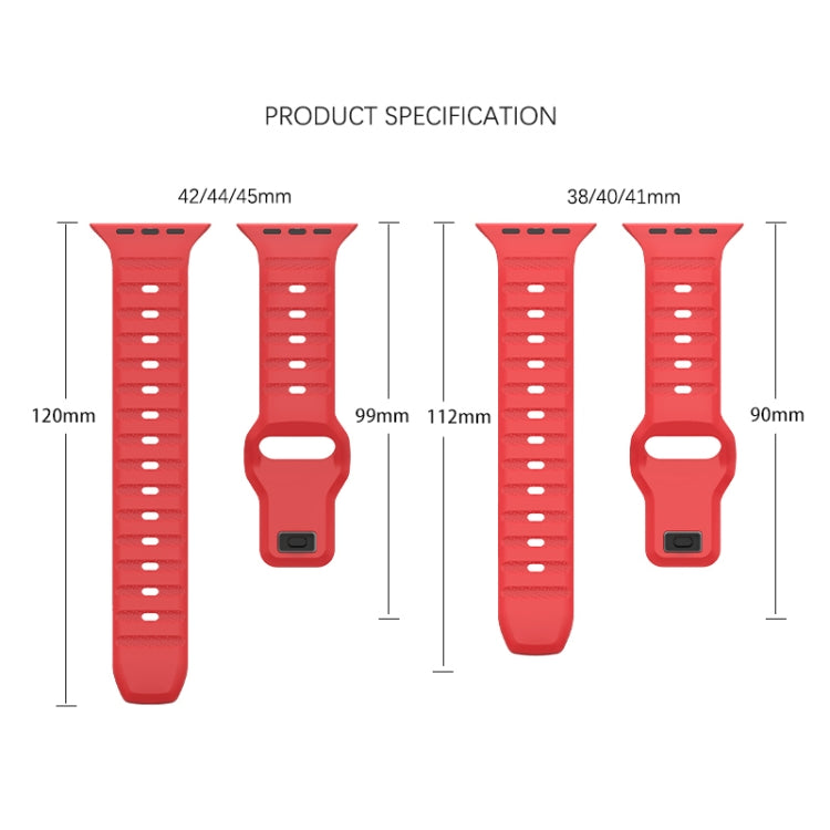 Dot Texture Fluororubber Watch Band, For Apple Watch SE 40mm, For Apple Watch SE 44mm, For Apple Watch 6 40mm, For Apple Watch 6 44mm