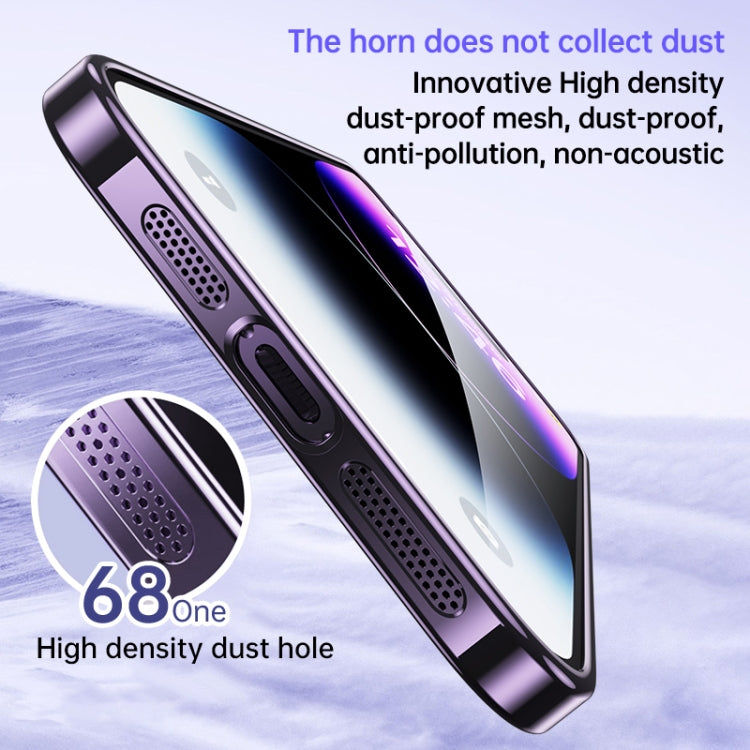 SULADA Electroplated Transparent Glittery TPU Phone Case, For iPhone 12 Pro Max, For iPhone 11