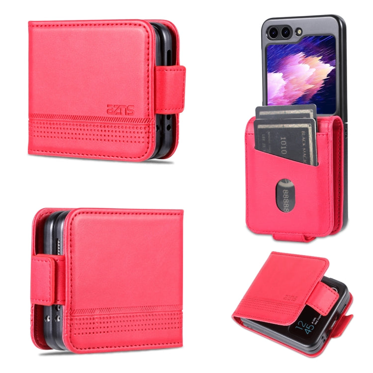 AZNS Magnetic Calf Texture Flip Leather Phone Case, For Samsung Galaxy Z Fold5 5G, For Samsung Galaxy Z Flip5 5G