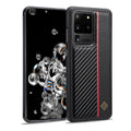 LC.IMEEKE 3 in 1 Carbon Fiber Texture Shockproof Phone Case, For Samsung Galaxy S20 Ultra, For Samsung Galaxy Note20 Ultra, For Samsung Galaxy A70, For Samsung Galaxy A71 4G, For Samsung Galaxy A50, For Samsung Galaxy S21 FE, For Samsung Galaxy A51 4G ...