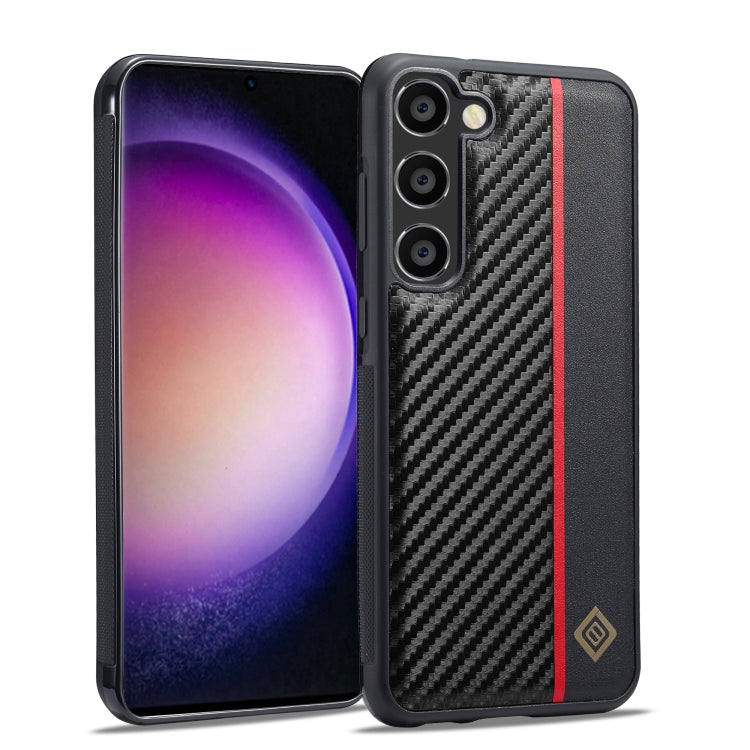 LC.IMEEKE 3 in 1 Carbon Fiber Texture Shockproof Phone Case, For Samsung Galaxy S24 Ultra 5G, For Samsung Galaxy A15 5G, For Samsung Galaxy A24, For Samsung Galaxy S24+ 5G, For Samsung Galaxy A34 5G, For Samsung Galaxy S24 5G, For Samsung Galaxy A23 4G...