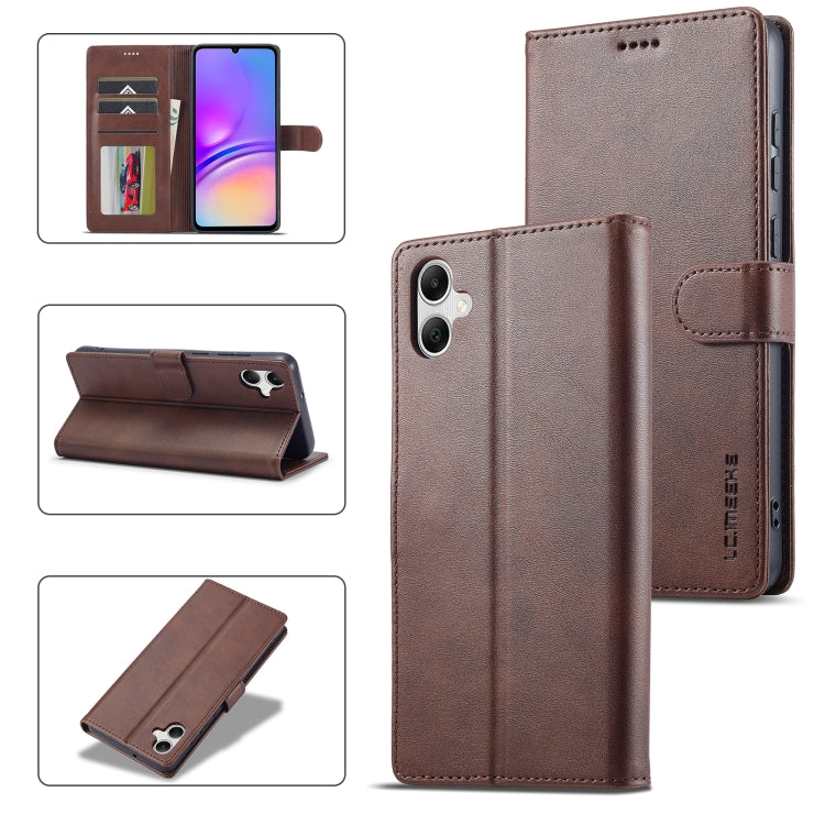 LC.IMEEKE Calf Texture Leather Phone Case, For Samsung Galaxy S23 FE 5G, For Samsung Galaxy A55 5G, For Samsung Galaxy A05, For Samsung Galaxy A05S