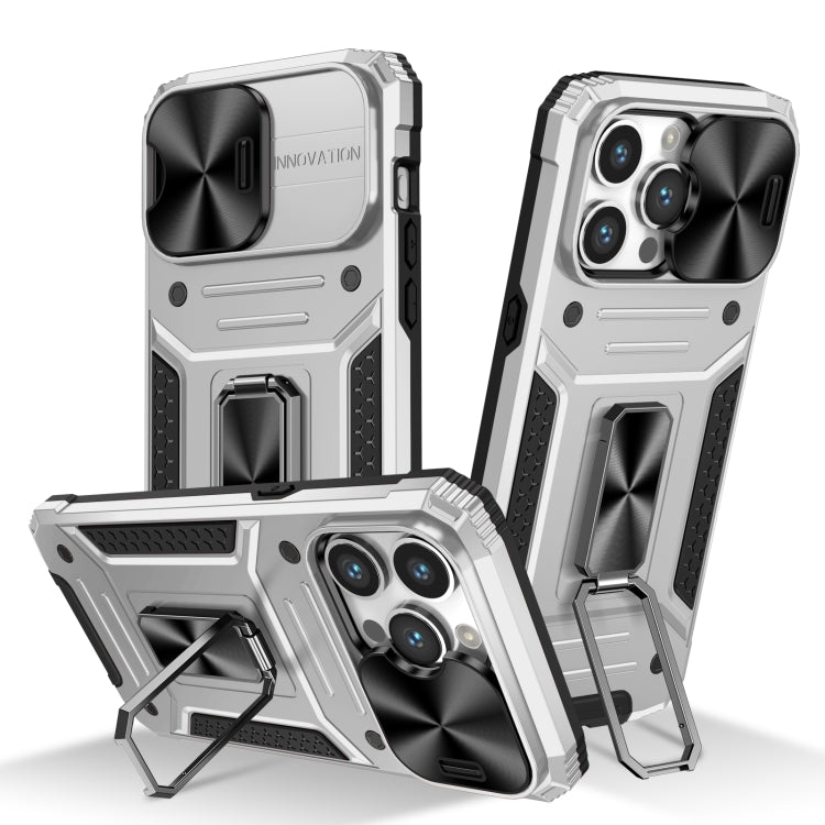 Camshield Robot TPU Hybrid PC Phone Case, For iPhone 14, For iPhone 14 Pro, For iPhone 14 Pro Max, For iPhone 13 Pro Max