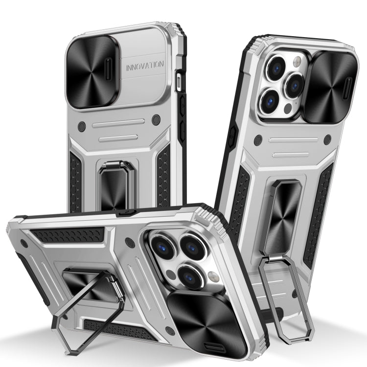 Camshield Robot TPU Hybrid PC Phone Case, For iPhone 14, For iPhone 14 Pro, For iPhone 14 Pro Max, For iPhone 13 Pro Max