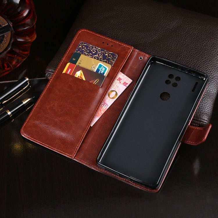 idewei Crazy Horse Texture Horizontal Flip Leather Case with Holder & Card Slots & Wallet, For Blackview A80, For Huawei Honor 9A, For Huawei Honor 9S