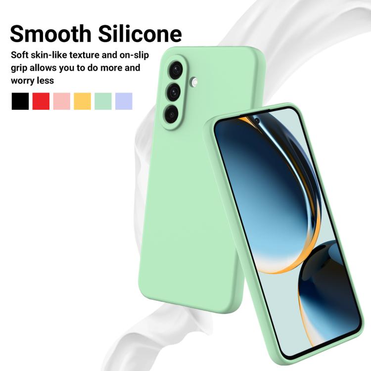 Solid Color Liquid Silicone Dropproof Full Coverage Phone Case, For Samsung Galaxy A17 / F17 / M17, For Samsung Galaxy A57 5G, For Samsung Galaxy A37 5G, For Galaxy A27 5G