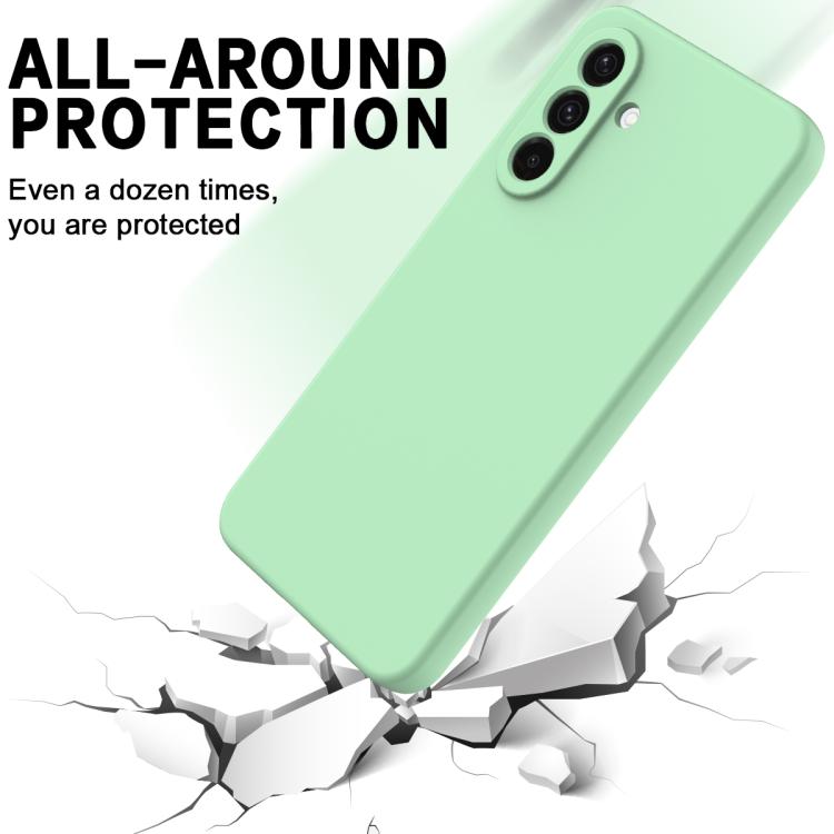 Solid Color Liquid Silicone Dropproof Full Coverage Phone Case, For Samsung Galaxy A17 / F17 / M17, For Samsung Galaxy A57 5G, For Samsung Galaxy A37 5G, For Galaxy A27 5G