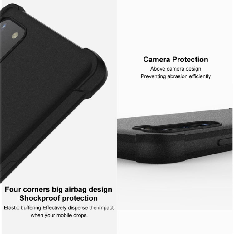 For ZTE nubia Z60 Ultra 5G imak Shockproof Airbag TPU Phone Case(Matte Black)