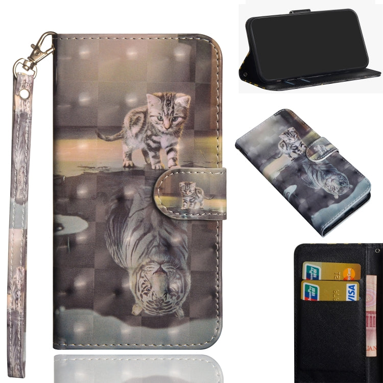 3D Painting Pattern Horizontal Flip TPU + PU Leather Case with Holder & Card Slots & Wallet, For Xiaomi Redmi 9A, For Xiaomi Redmi 9C