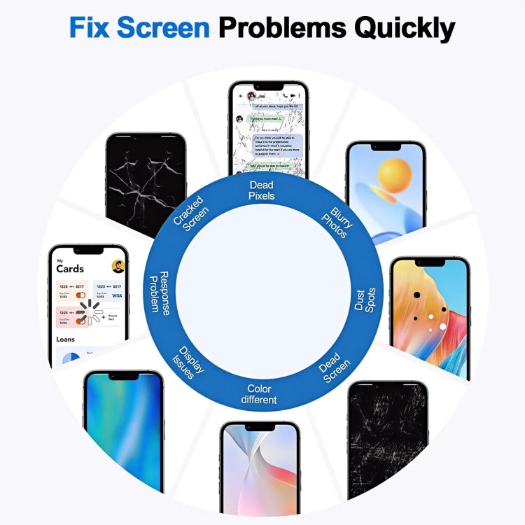YK OLED LCD Screen, Remove IC Need Professional Repair, For iPhone 15 Pro(Incell), For iPhone 14 Pro(Incell)