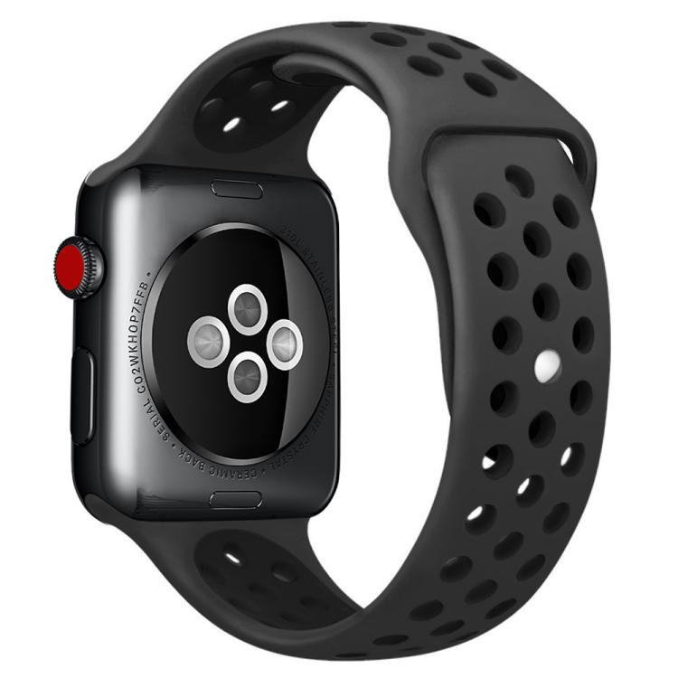xDfind Two Color Silicone Sports Watch Band, For Apple Watch 46mm / 49mm / 45mm / 44mm, For Apple Watch 42mm / 41mm / 40mm / 38mm