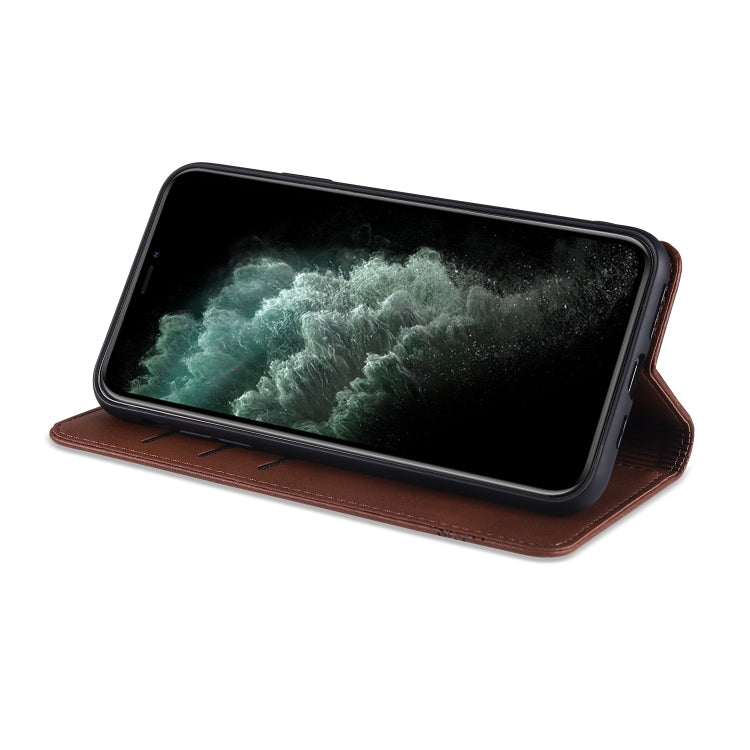 AZNS Magnetic Calf Texture Horizontal Flip Leather Case with Card Slots & Holder & Wallet, For iPhone 12 Pro Max, For iPhone 12 / 12 Pro, For iPhone 12 mini, For iPhone 11 Pro Max