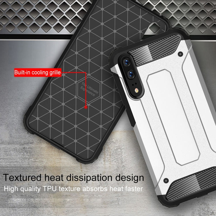 For Huawei  P20 Full-body Rugged TPU + PC Combination Back Cover Case , For Huawei P20, Huawei P20