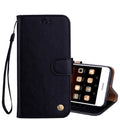 For Huawei  Y5 (2017) / Y6 (2017) Business Style Oil Wax Texture Horizontal Flip Leather Case with Holder & Card Slots & Hand Strap, For Huawei Y5 (2017) / Y6 (2017), For Huawei Y5 (2017)