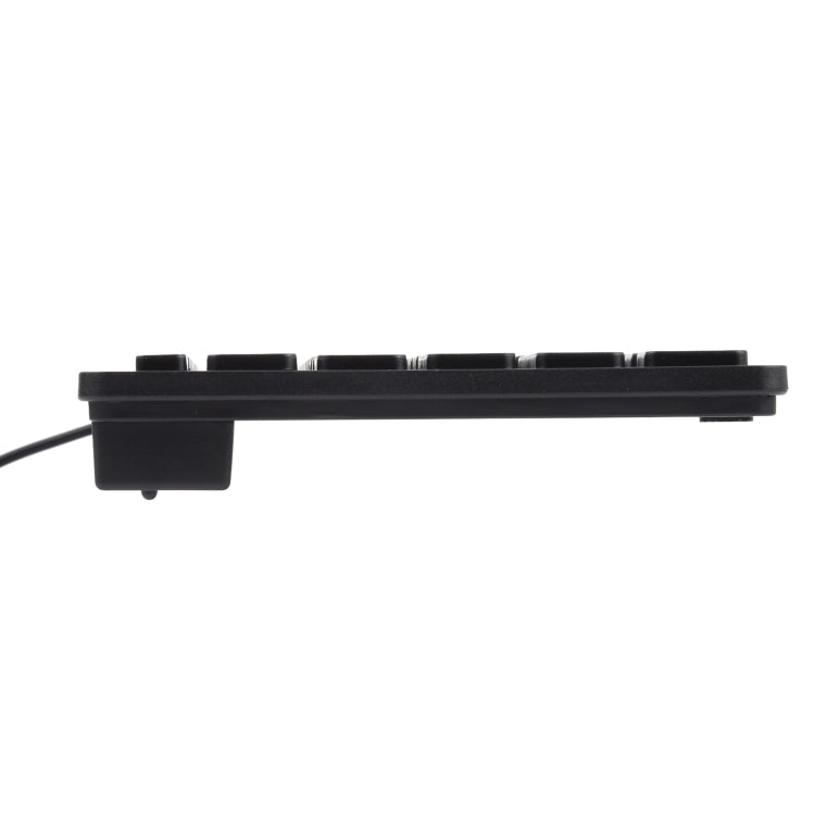 TT-A01 Ultra-thin Design Mini Wired Keyboard, French Version (Black)