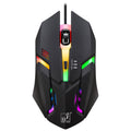 Chasing Leopard K2 USB LED Backlight 1600DPI Three-speed Adjustable Wired Optical Gaming Mouse, Length: 1.3m