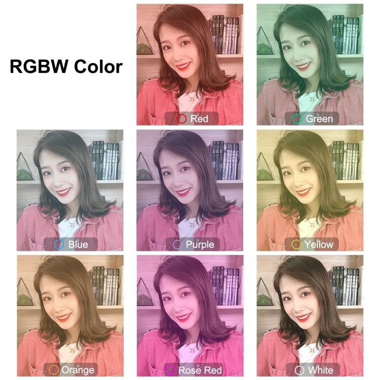 PULUZ 4 in 1 Vlogging Live Broadcast Smartphone Video Rig + 4.7 inch 12cm RGBW Ring LED Selfie Light + Microphone + Pocket Tripod Mount Kits with Cold Shoe Tripod Head, 4-in-1, 4-in-1 RGBW Ring LED