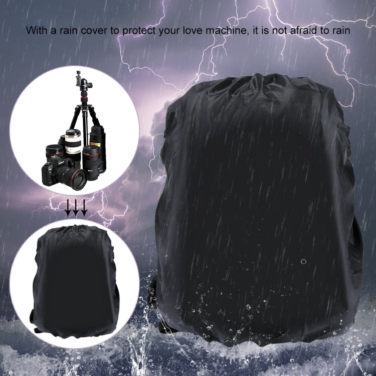 PULUZ Outdoor Portable Waterproof Scratch-proof Dual Shoulders Backpack Handheld PTZ Stabilizer Camera Bag with Rain Cover for Digital Camera, DJI Ronin-SC / Ronin-S(Black)