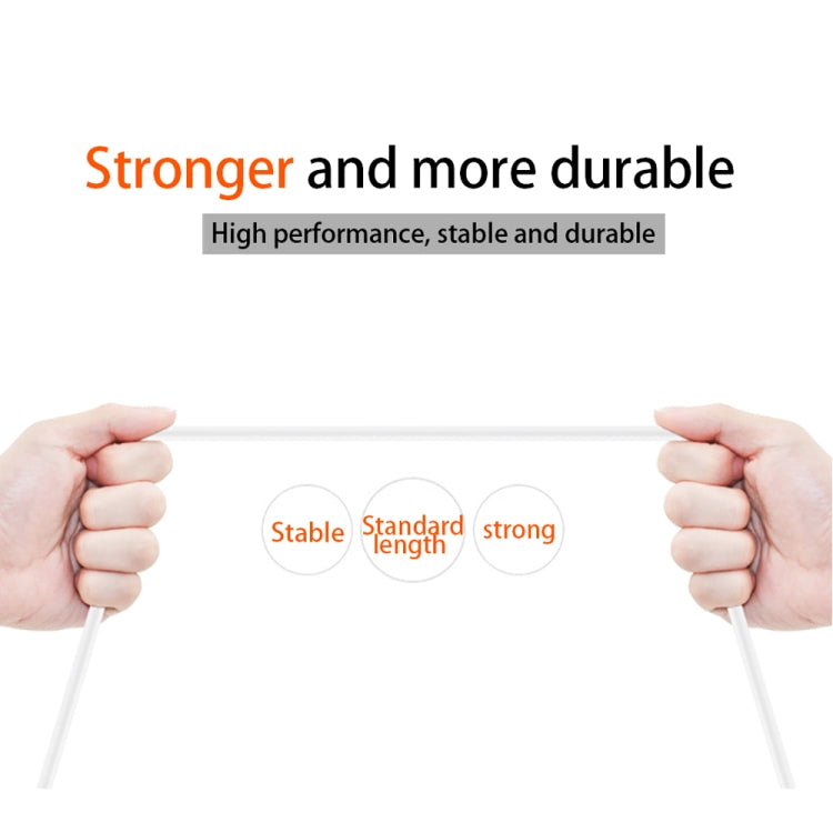 XJ-012 3A USB Male to Micro USB Male Fast Charging Data Cable, Length: 2m, 2m