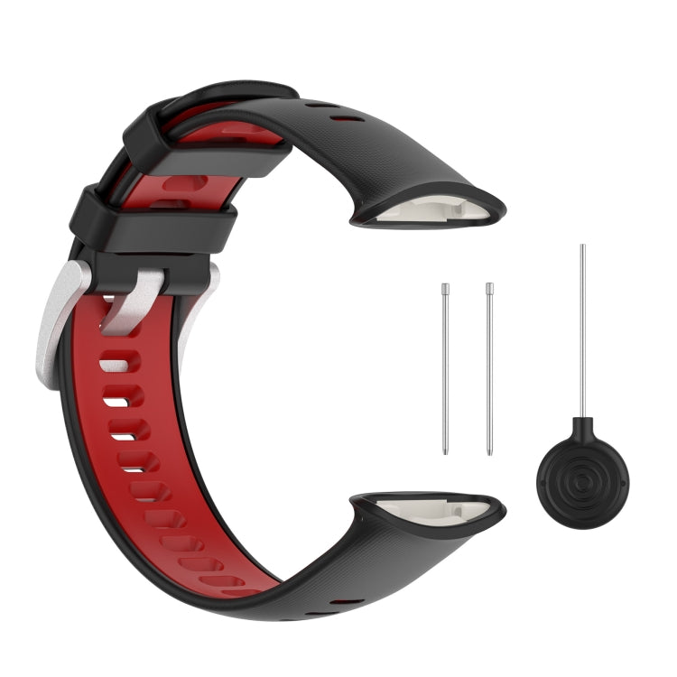 Silica Gel Mixed Color Sports Watch Strap, For Polar Vantage V2
