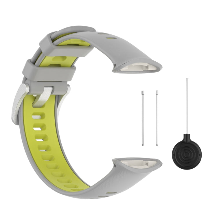 Silica Gel Mixed Color Sports Watch Strap, For Polar Vantage V2