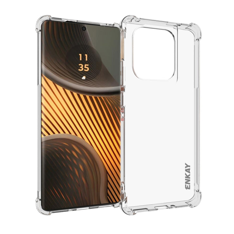ENKAY Hat-Prince Transparent TPU Shockproof Phone Case, For Motorola Edge 5G 2026, For Motorola Edge 70 Pro 5G, For Motorola Edge 70 Fusion, For Motorola Signature 5G, For Motorola Moto G67 Power 5G, For Motorola Edge 70 5G, For Motorola Moto G86 Power...