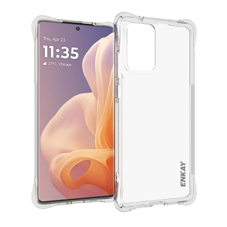 ENKAY Hat-Prince Transparent TPU Shockproof Phone Case, For Motorola Edge 5G 2026, For Motorola Edge 70 Pro 5G, For Motorola Edge 70 Fusion, For Motorola Signature 5G, For Motorola Moto G67 Power 5G, For Motorola Edge 70 5G, For Motorola Moto G86 Power...