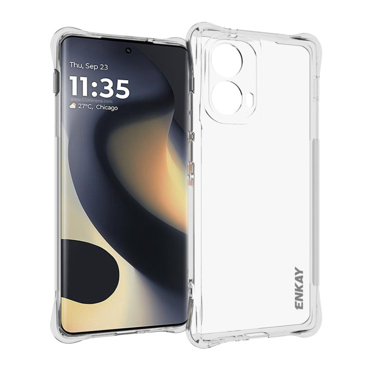ENKAY Hat-Prince Transparent TPU Shockproof Phone Case, For Motorola Edge 5G 2026, For Motorola Edge 70 Pro 5G, For Motorola Edge 70 Fusion, For Motorola Signature 5G, For Motorola Moto G67 Power 5G, For Motorola Edge 70 5G, For Motorola Moto G86 Power...