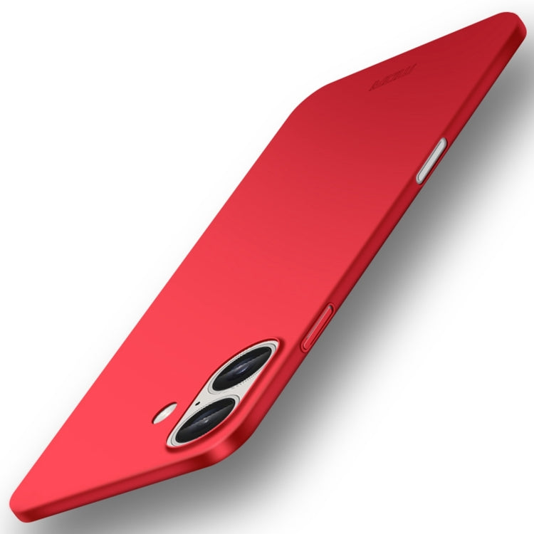 MOFI Frosted PC Ultra-thin Hard Phone Case, For iPhone 16, For iPhone 15 Pro Max, For iPhone 15 Pro, For iPhone 15 Plus