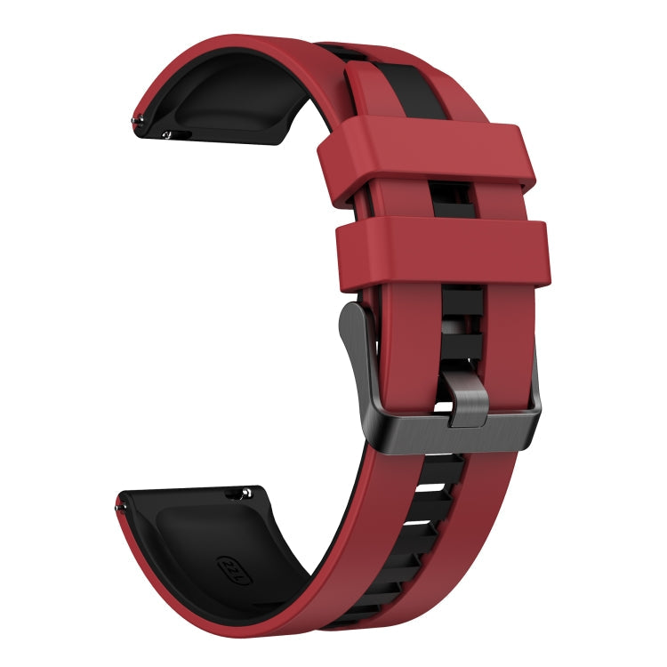 20mm Two-Color Sports Silicone Watch Band, For Amazfit GTS 4