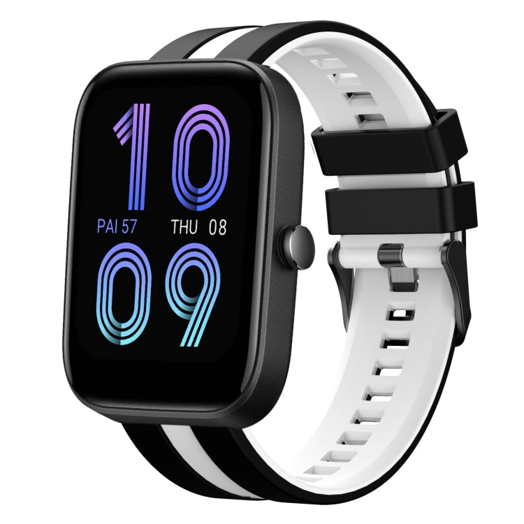 20mm Two-Color Sports Silicone Watch Band, For Amazfit Bip3 Pro