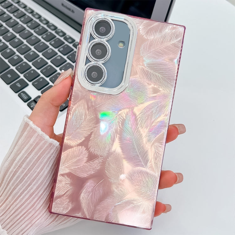 Plating Glitter Texture TPU Phone Case with Lens Film, For Samsung Galaxy A15 5G