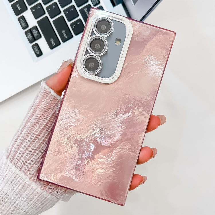 Plating Glitter Texture TPU Phone Case with Lens Film, For Samsung Galaxy A15 5G